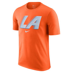 LA Clippers 2025/26 City Edition Remix Essential Logo T-Shirt Orange