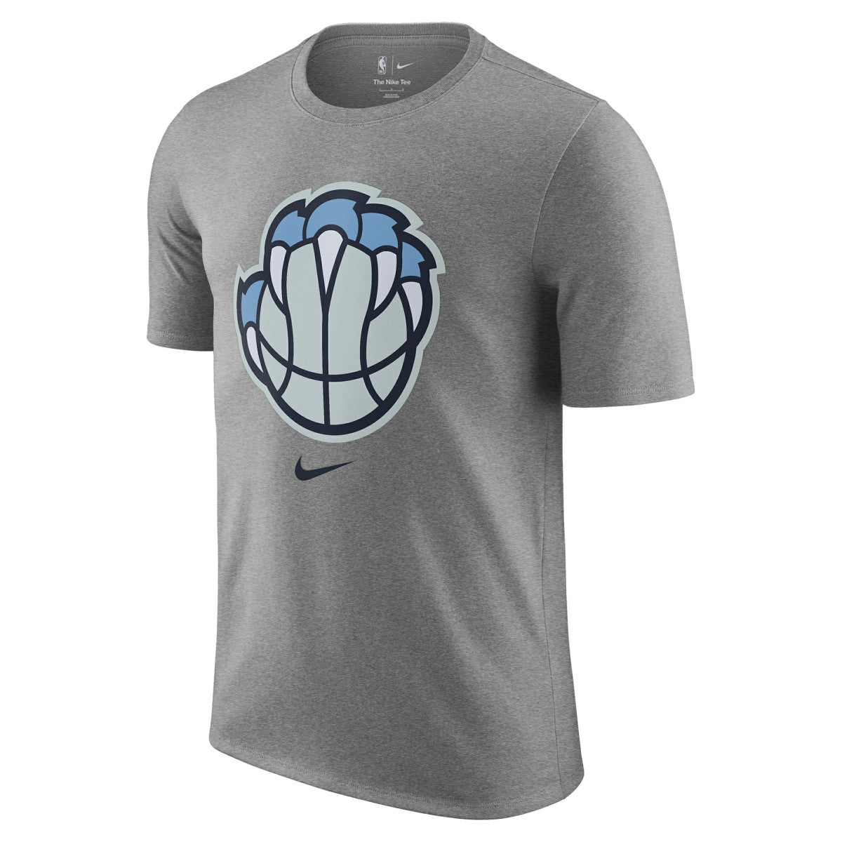 Memphis Grizzlies 2025/26 City Edition Remix Essential Logo T-Shirt Heather Gray