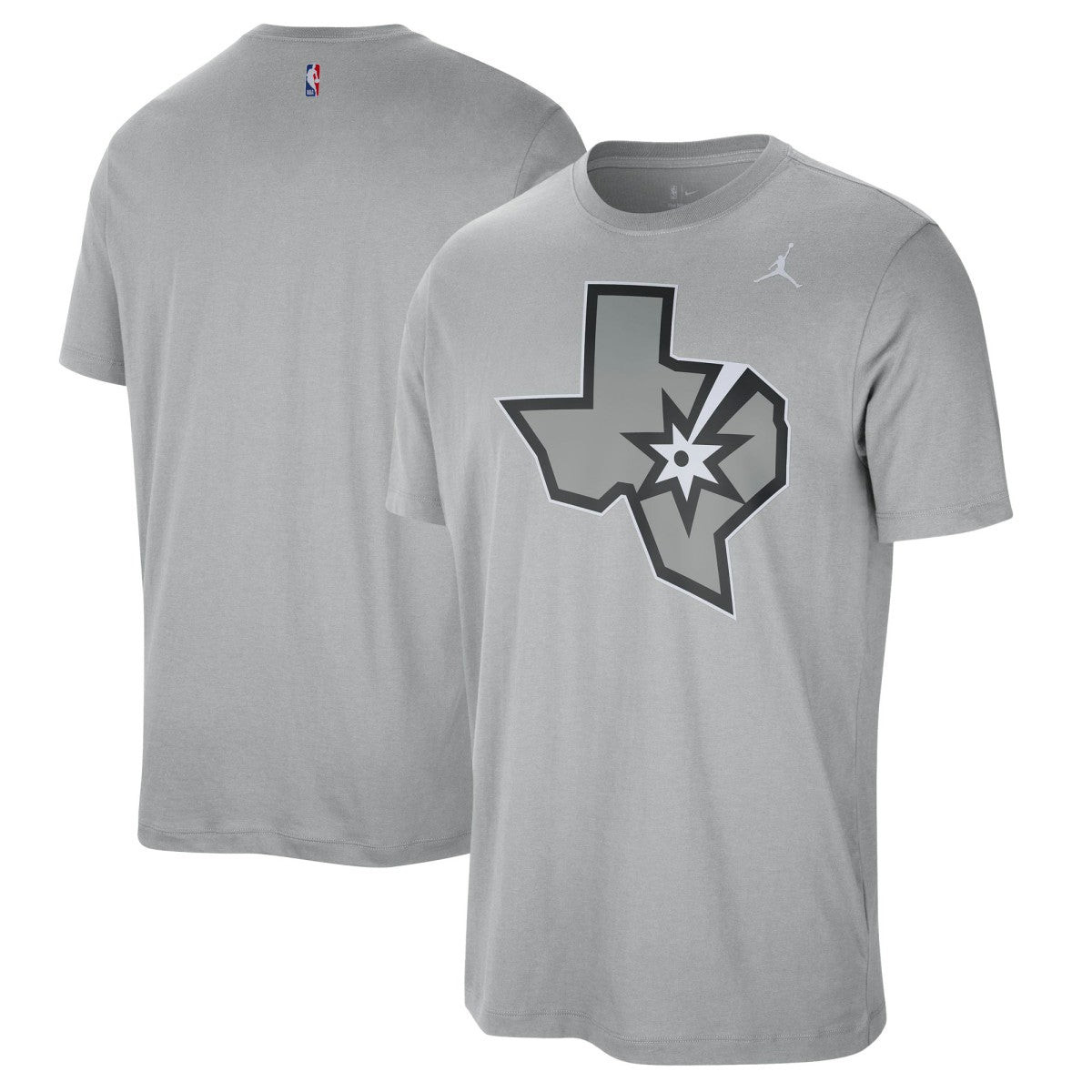San Antonio Spurs Jordan Brand Statement Edition Essential T-Shirt Silver