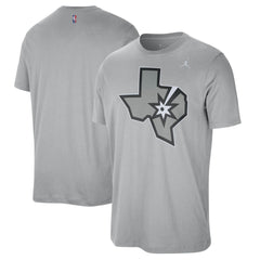 San Antonio Spurs Jordan Brand Statement Edition Essential T-Shirt Silver