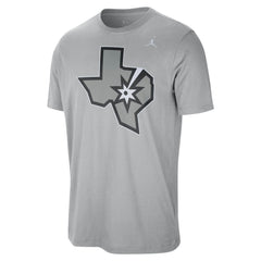 San Antonio Spurs Jordan Brand Statement Edition Essential T-Shirt Silver