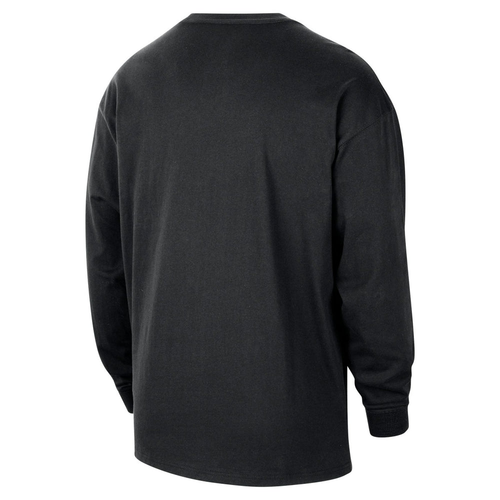 Memphis Grizzlies Unisex Classic Edition Hardwood Classics Essential Logo Long Sleeve T-Shirt Black
