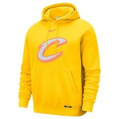 Cleveland Cavaliers 2025/26 City Edition Essential Logo Remix Hoodie Yellow