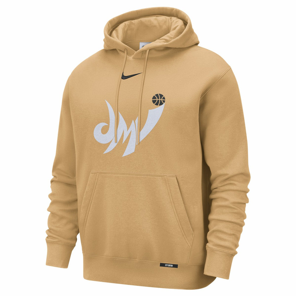 Washington Wizards 2025/26 City Edition Essential Logo Remix Hoodie Gold