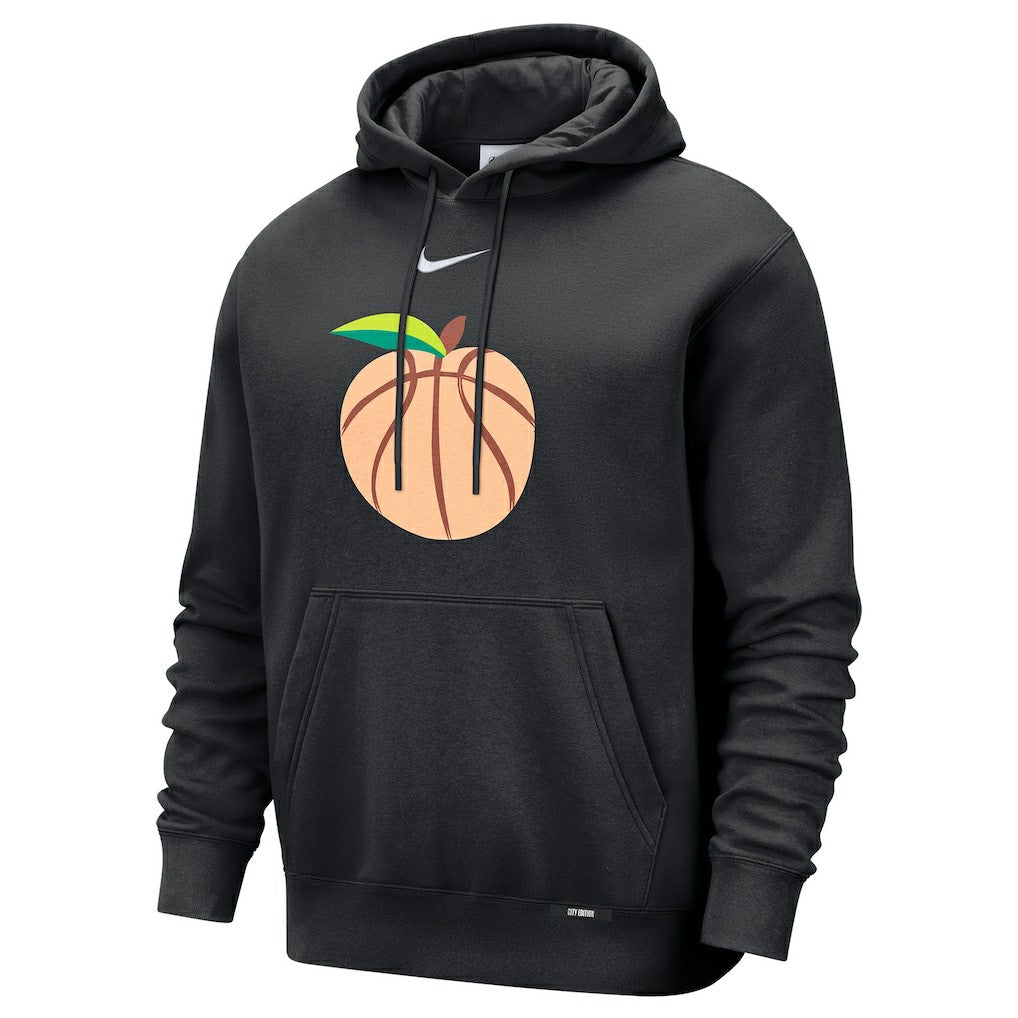 Atlanta Hawks 2025/26 City Edition Essential Logo Remix Hoodie Black