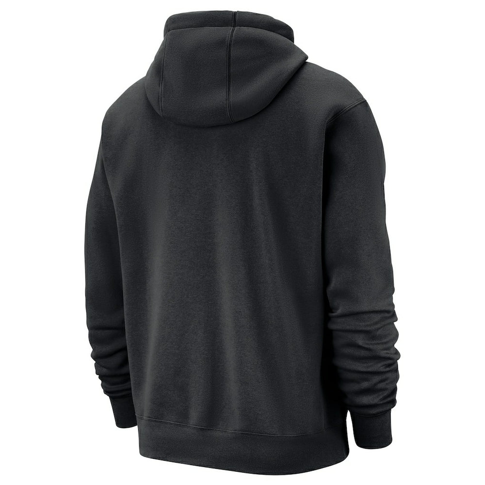 Brooklyn Nets 2025/26 City Edition Essential Logo Remix Hoodie Black
