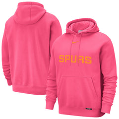 San Antonio Spurs 2025/26 City Edition Essential Logo Remix Hoodie Pink