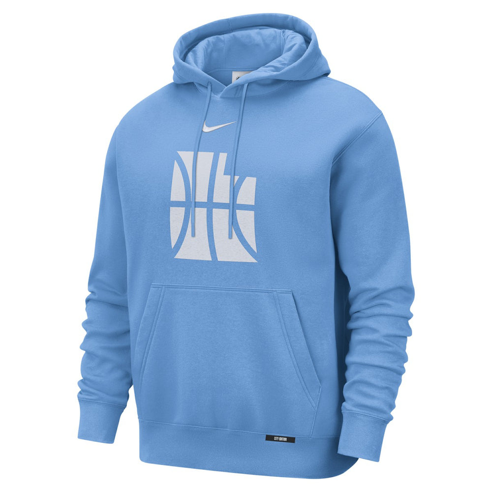 Utah Jazz 2025/26 City Edition Essential Logo Remix Hoodie Blue