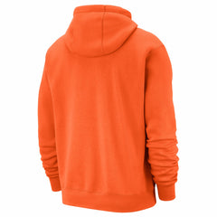 New York Knicks 2025/26 City Edition Essential Logo Remix Hoodie Orange