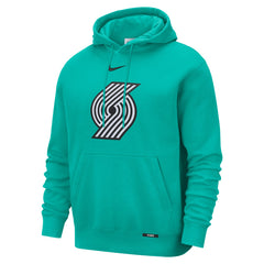 Portland Trail Blazers 2025/26 City Edition Essential Logo Remix Hoodie Green