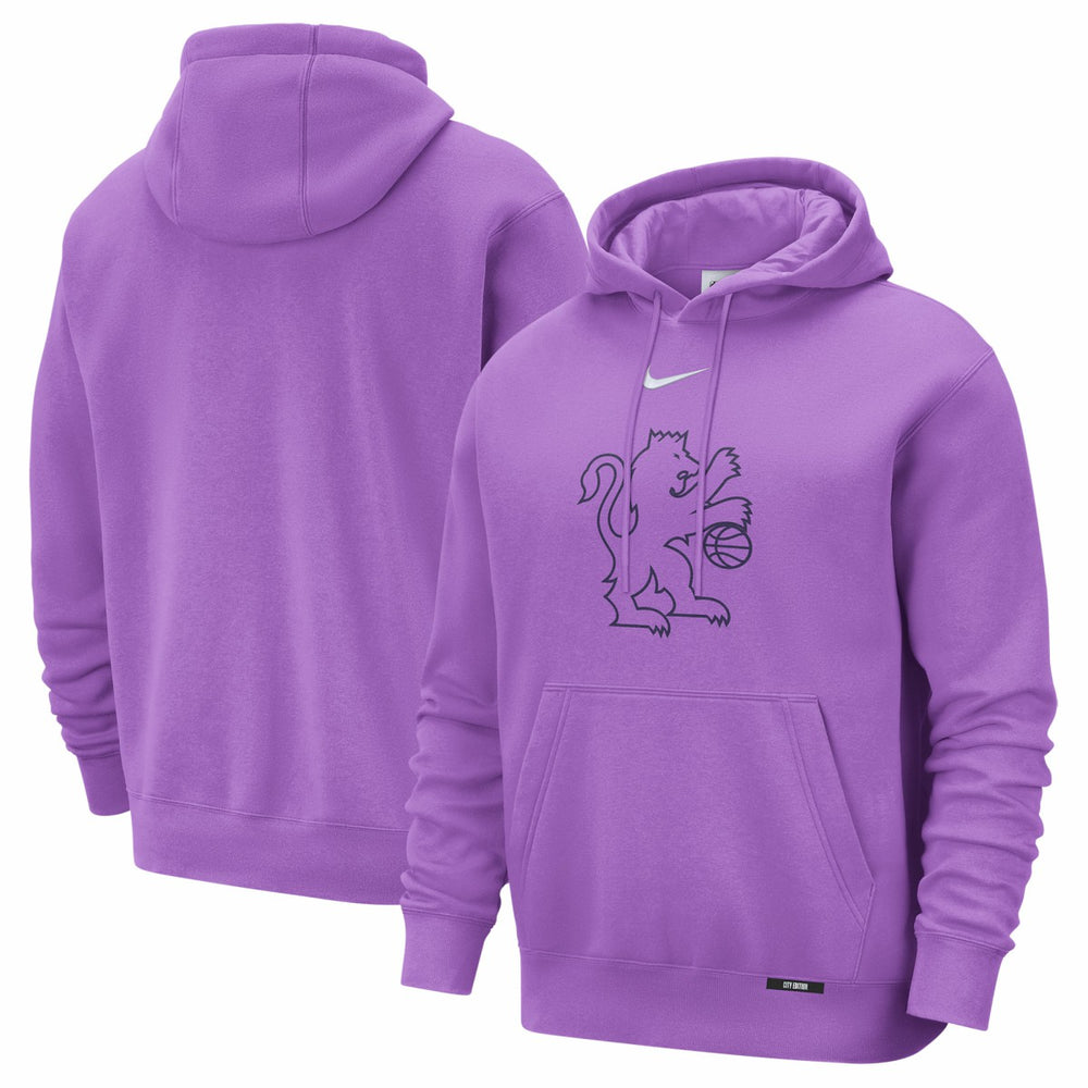 Sacramento Kings 2025/26 City Edition Essential Logo Remix Hoodie Purple