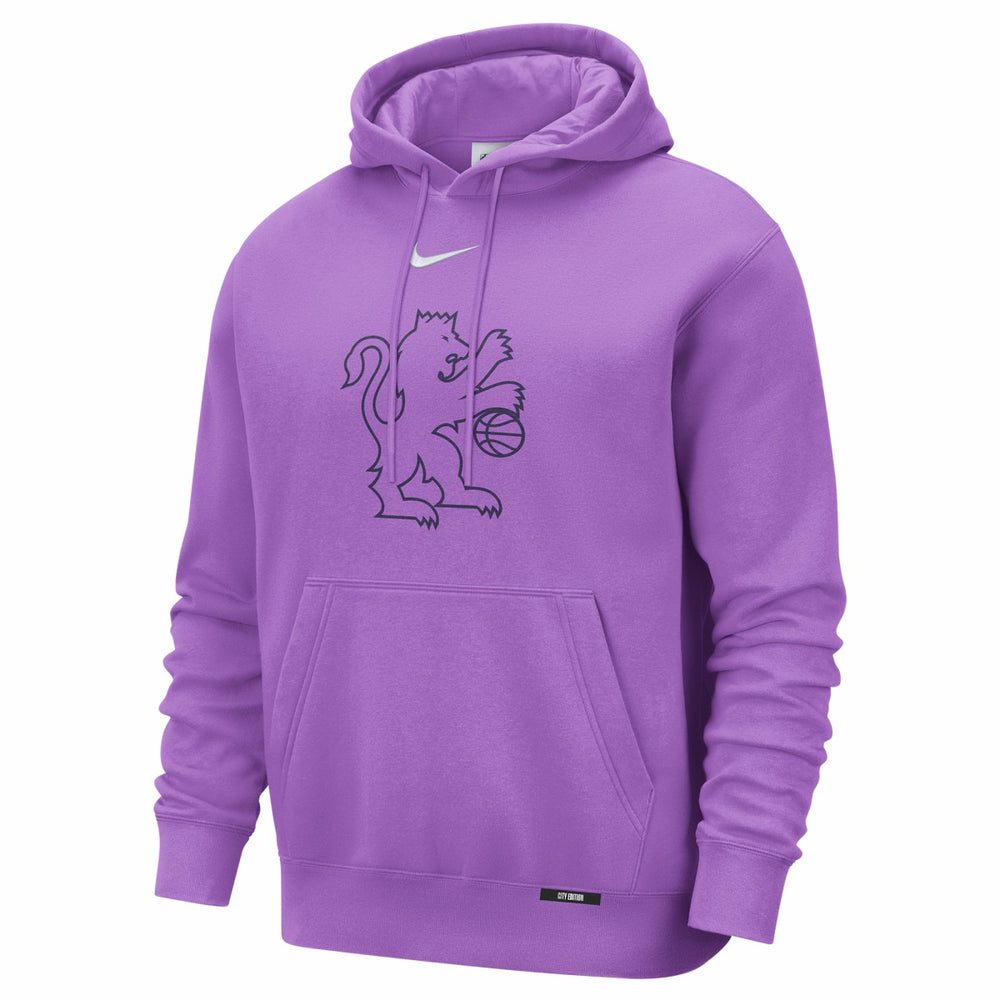 Sacramento Kings 2025/26 City Edition Essential Logo Remix Hoodie Purple
