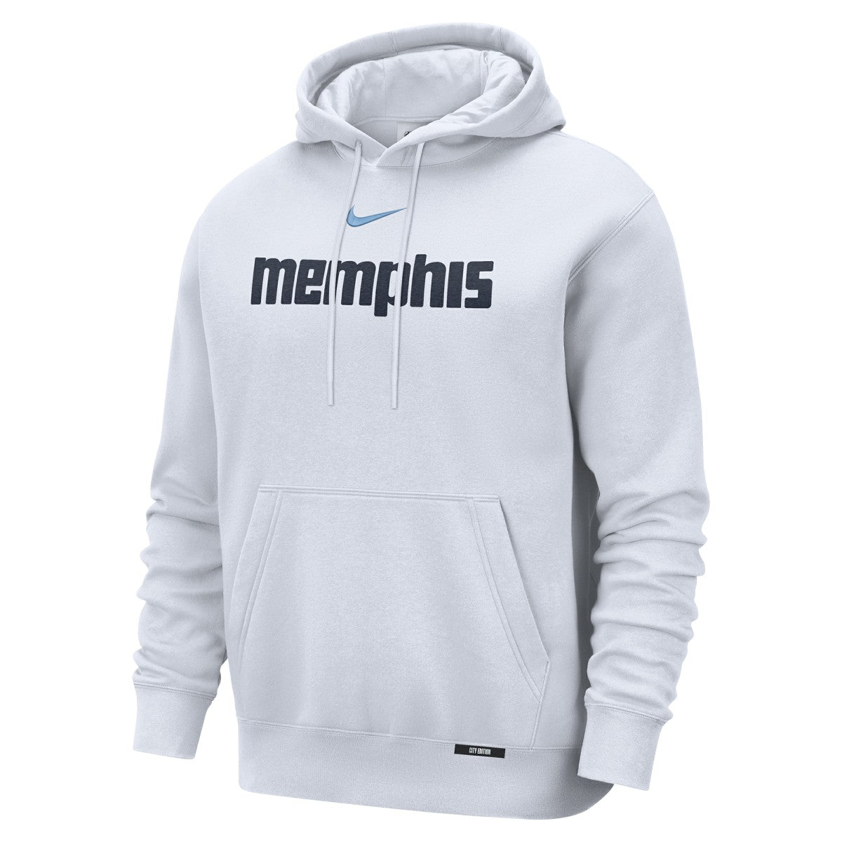 Memphis Grizzlies 2025/26 City Edition Essential Remix Club Hoodie White