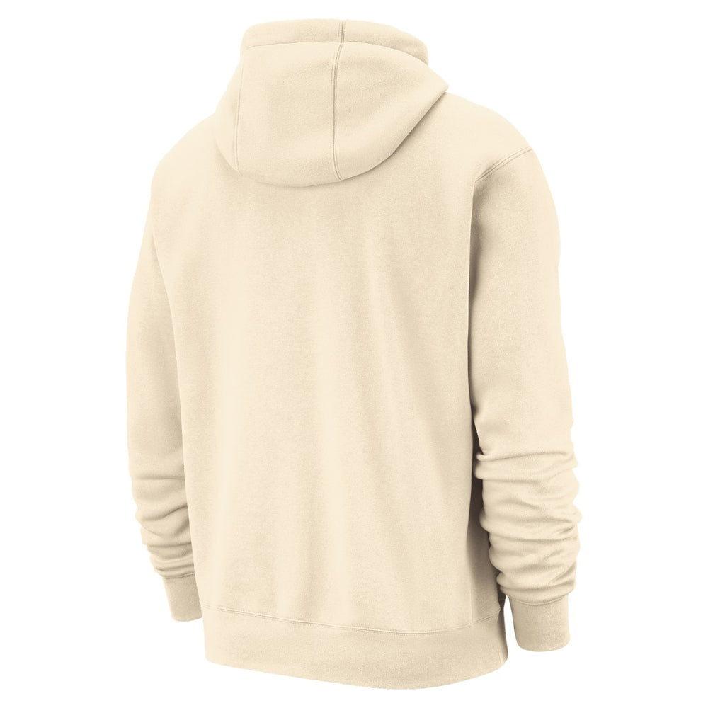 New York Knicks 2025/26 City Edition Essential Remix Club Hoodie Natural