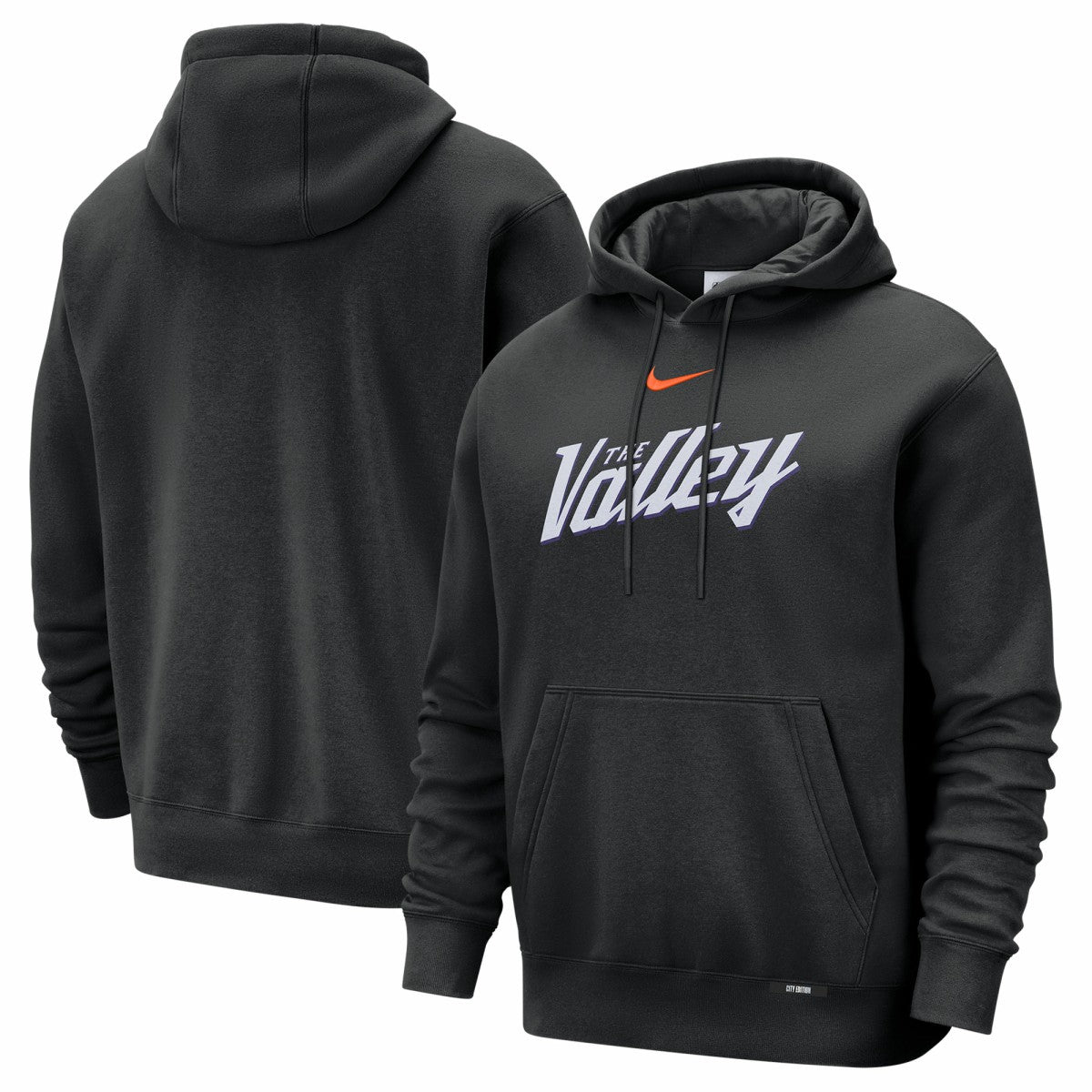 Phoenix Suns 2025/26 City Edition Essential Remix Club Hoodie Black