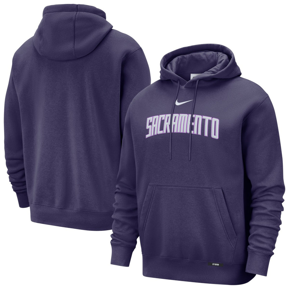 Sacramento Kings 2025/26 City Edition Essential Remix Club Hoodie Purple