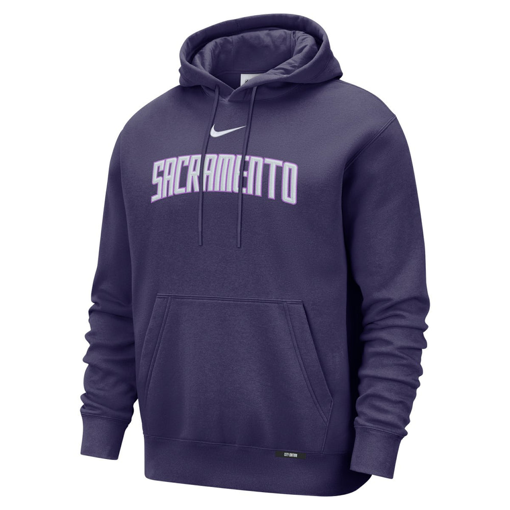 Sacramento Kings 2025/26 City Edition Essential Remix Club Hoodie Purple