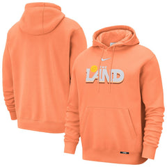 Cleveland Cavaliers 2025/26 City Edition Essential Remix Club Hoodie Orange