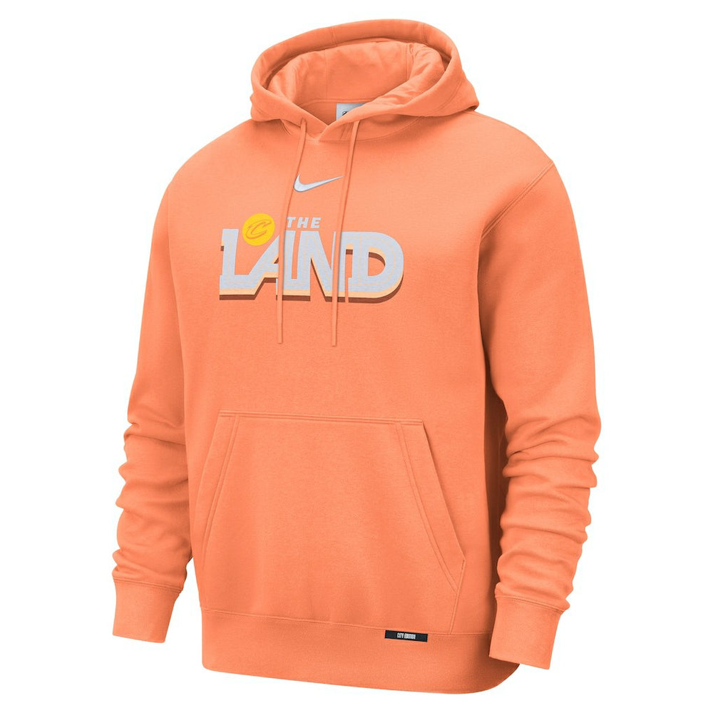 Cleveland Cavaliers 2025/26 City Edition Essential Remix Club Hoodie Orange