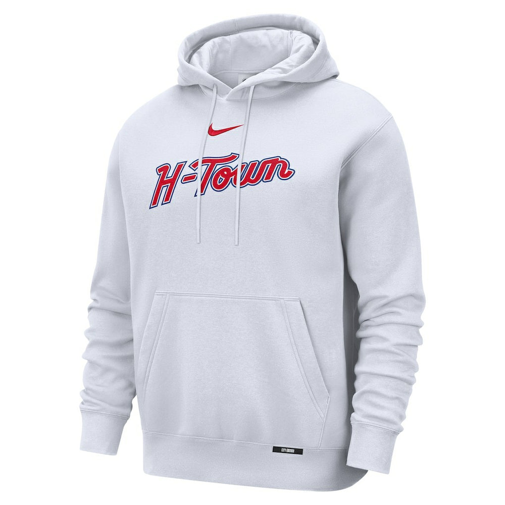 Houston Rockets 2025/26 City Edition Essential Remix Club Hoodie White