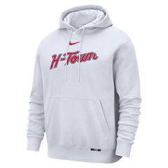 Houston Rockets 2025/26 City Edition Essential Remix Club Hoodie White