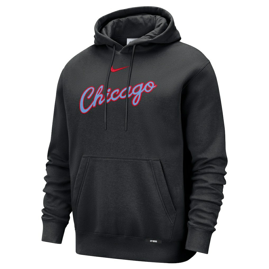 Chicago Bulls 2025/26 City Edition Essential Remix Club Hoodie Black