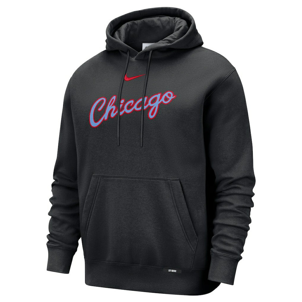 Chicago Bulls 2025/26 City Edition Essential Remix Club Hoodie Black