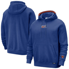 New York Knicks 2025/26 City Edition Courtside Remix Premium Hoodie Blue