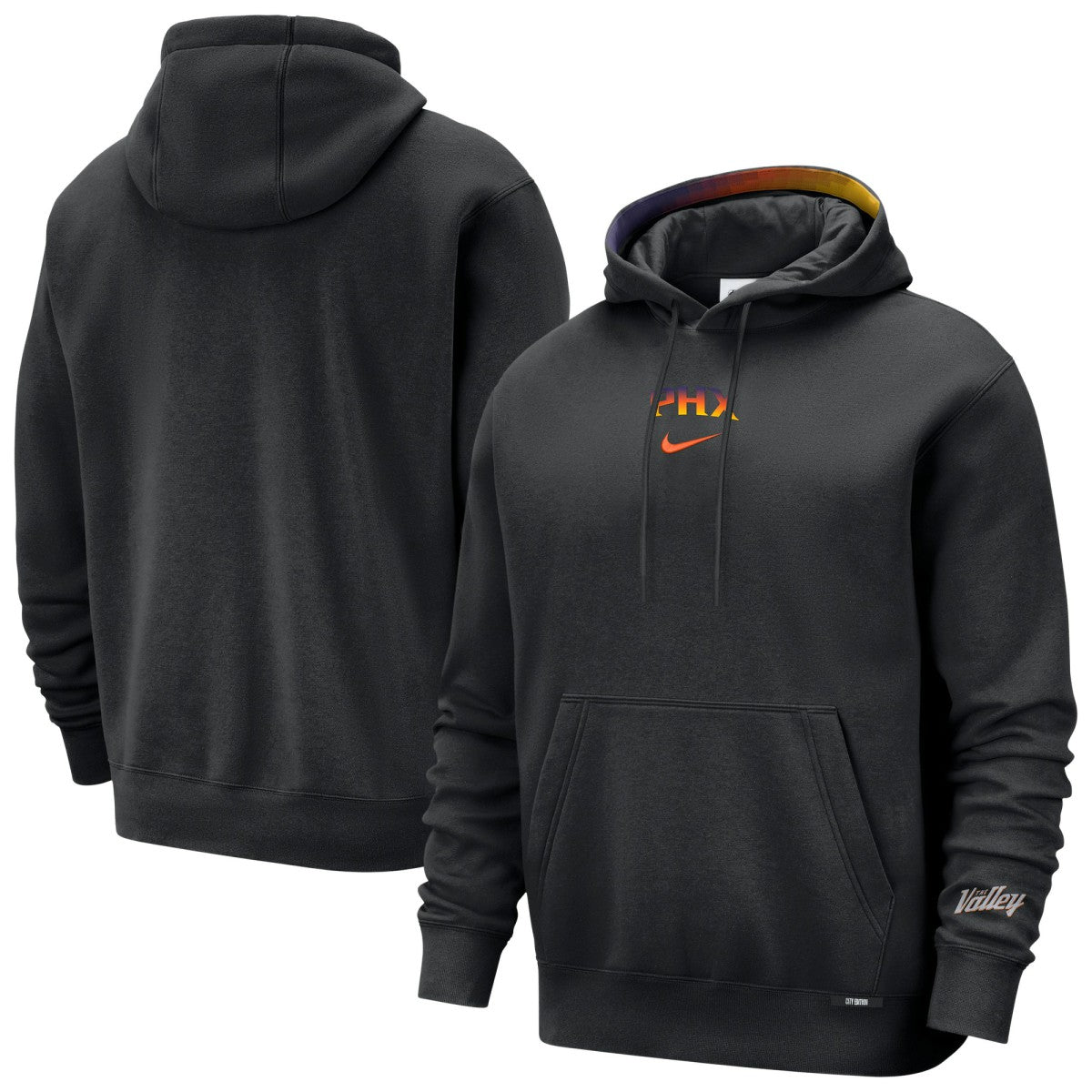 Phoenix Suns 2025/26 City Edition Courtside Remix Premium Hoodie Black