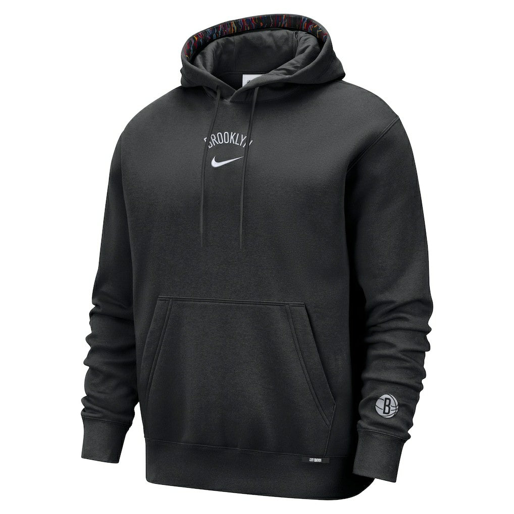 Brooklyn Nets 2025/26 City Edition Courtside Remix Premium Hoodie Black