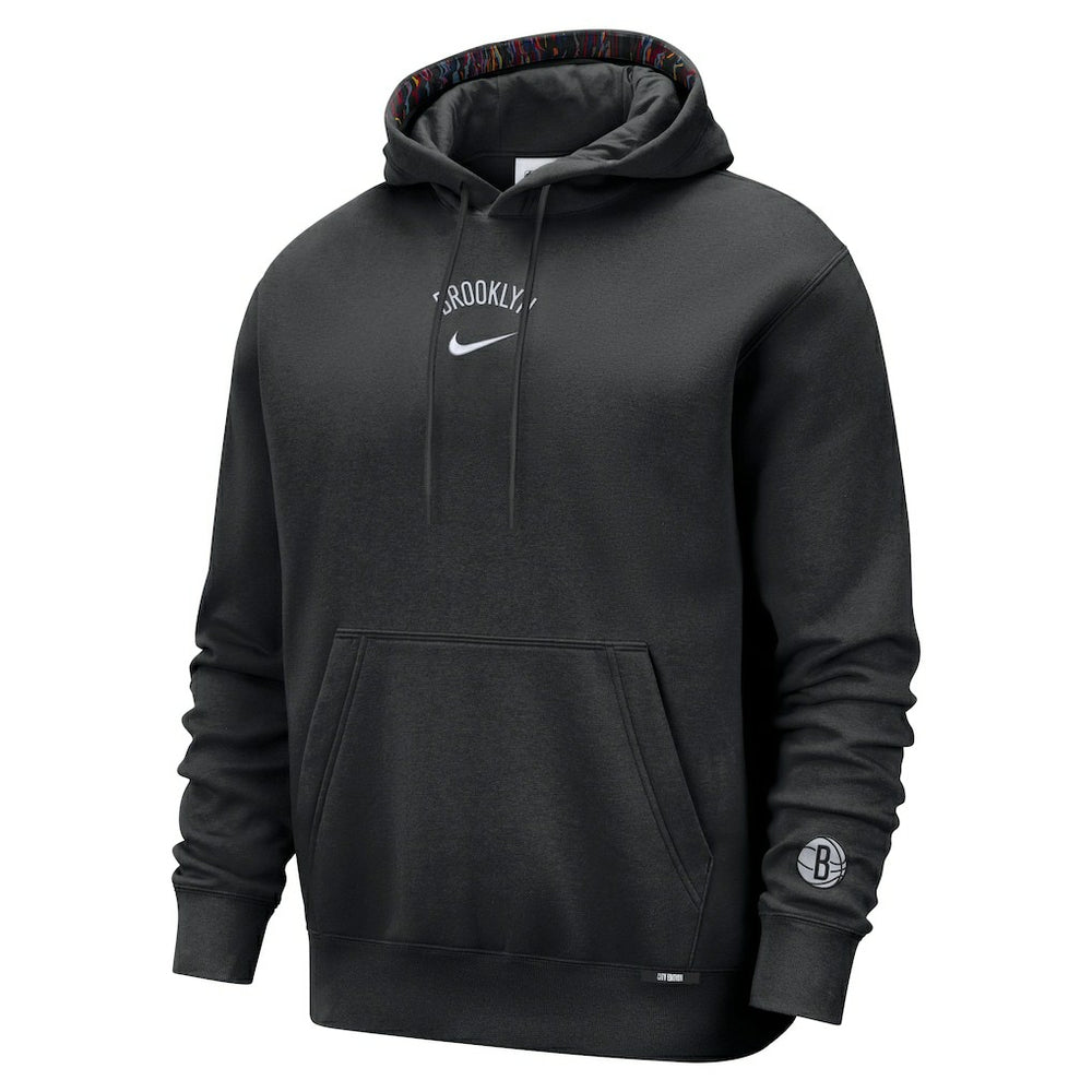 Brooklyn Nets 2025/26 City Edition Courtside Remix Premium Hoodie Black