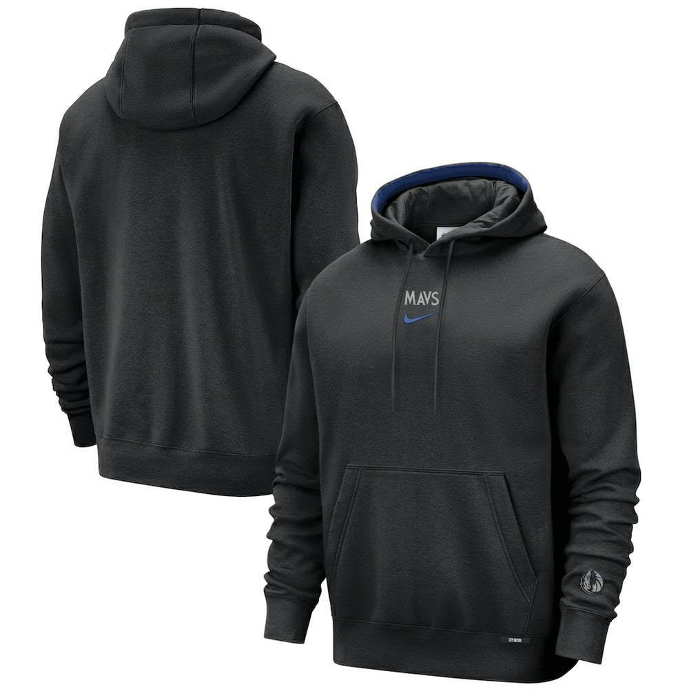 Dallas Mavericks 2025/26 City Edition Remix Premium Courtside Hoodie Black