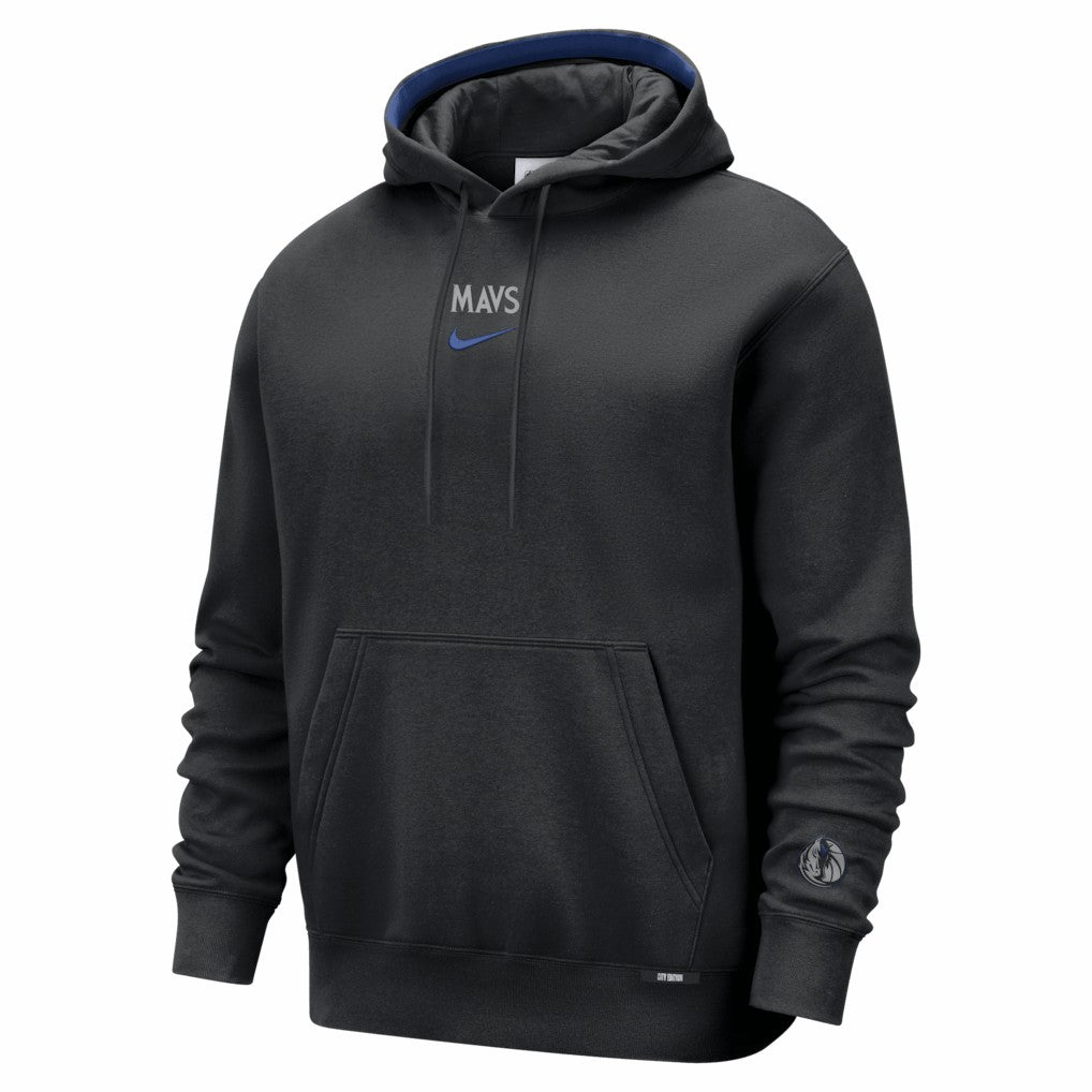 Dallas Mavericks 2025/26 City Edition Remix Premium Courtside Hoodie Black
