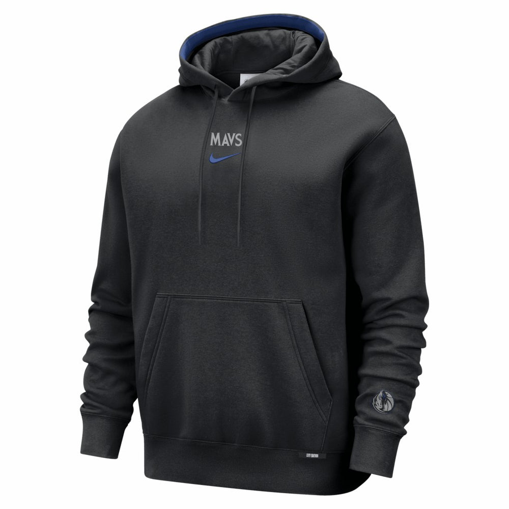 Dallas Mavericks 2025/26 City Edition Remix Premium Courtside Hoodie Black