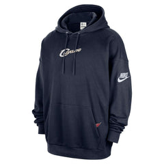 Cleveland Cavaliers Classic Edition Hardwood Classics Premium Club Heavyweight Fleece Hoodie Navy