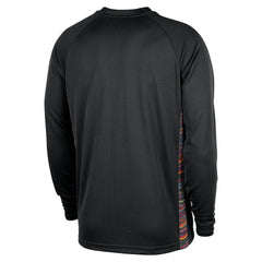 Brooklyn Nets 2025/26 City Edition Authentic Pregame Dri-FIT Long Sleeve Shooting T-Shirt Black