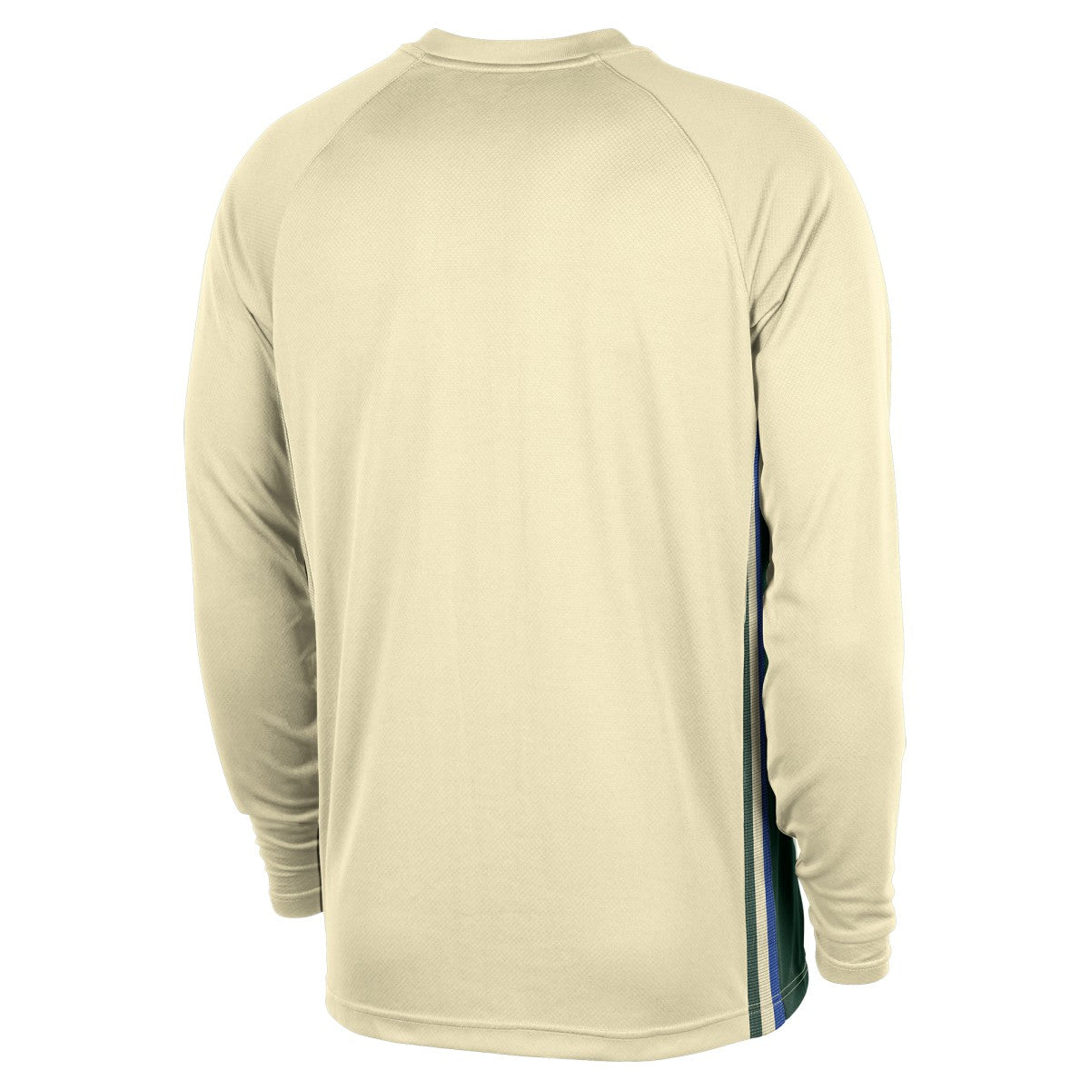 Milwaukee Bucks 2025/26 City Edition Authentic Pregame Dri-FIT Long Sleeve Shooting T-Shirt Cream