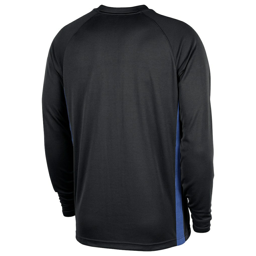 Dallas Mavericks 2025/26 City Edition Authentic Pregame Dri-FIT Long Sleeve Shooting T-Shirt Black
