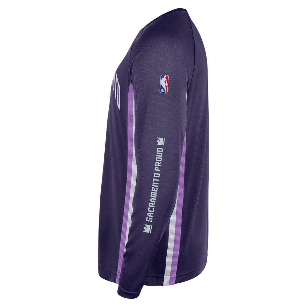 Sacramento Kings 2025/26 City Edition Authentic Pregame Dri-FIT Long Sleeve Shooting T-Shirt Purple