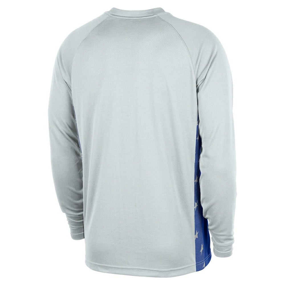 Orlando Magic 2025/26 City Edition Authentic Pregame Dri-FIT Long Sleeve Shooting T-Shirt Silver