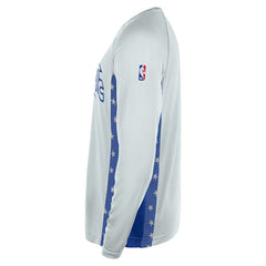 Orlando Magic 2025/26 City Edition Authentic Pregame Dri-FIT Long Sleeve Shooting T-Shirt Silver