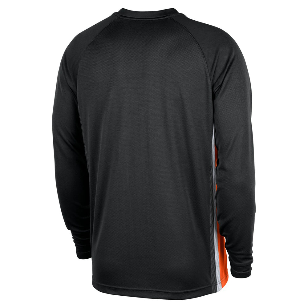 LA Clippers 2025/26 City Edition Authentic Pregame Dri-FIT Long Sleeve Shooting T-Shirt Black