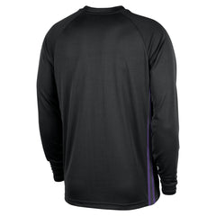 Los Angeles Lakers 2025/26 City Edition Authentic Pregame Dri-FIT Long Sleeve Shooting T-Shirt Black