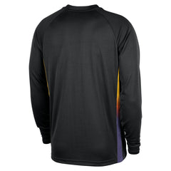 Phoenix Suns 2025/26 City Edition Authentic Pregame Dri-FIT Long Sleeve Shooting T-Shirt Black