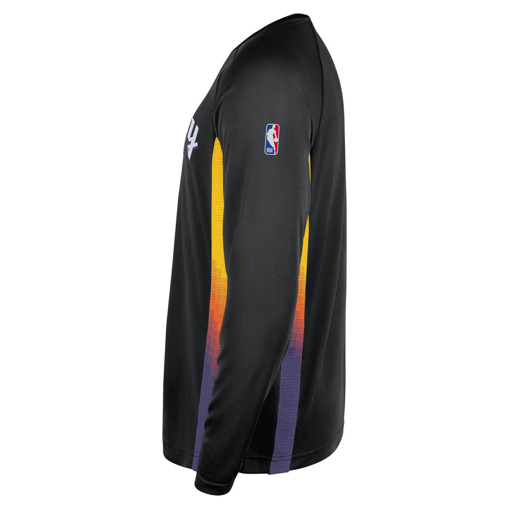 Phoenix Suns 2025/26 City Edition Authentic Pregame Dri-FIT Long Sleeve Shooting T-Shirt Black