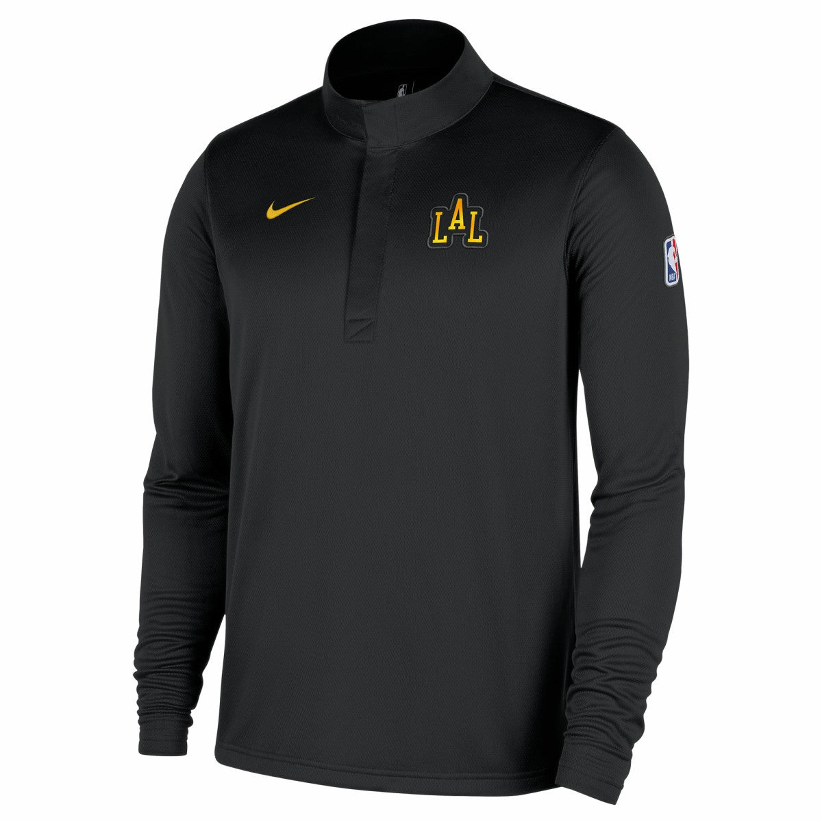 Los Angeles Lakers 2025/26 City Edition Remix Authentic Coaches Dri-FIT Half-Zip Pullover Black