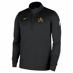Los Angeles Lakers 2025/26 City Edition Remix Authentic Coaches Dri-FIT Half-Zip Pullover Black
