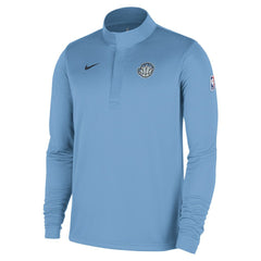 Memphis Grizzlies 2025/26 City Edition Remix Authentic Coaches Dri-FIT Half-Zip Top Light Blue
