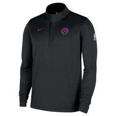 Minnesota Timberwolves 2025/26 City Edition Remix Authentic Coaches Dri-FIT Half-Zip Pullover Black