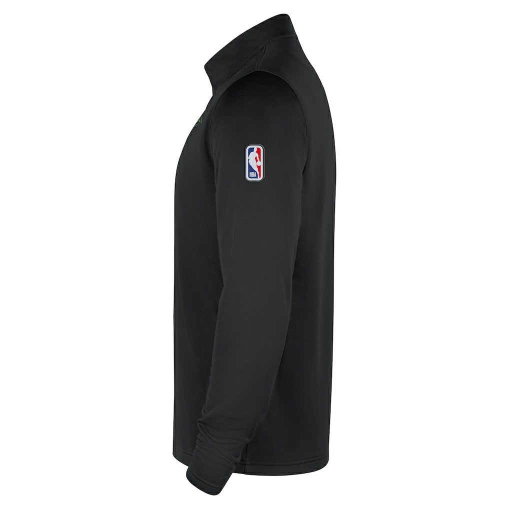 New Orleans Pelicans 2025/26 City Edition Remix Authentic Coaches Dri-FIT Half-Zip Top Black
